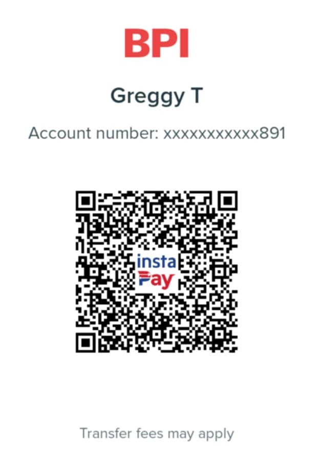 Bank Transfer QR Code